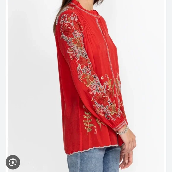 Johnny Was Ruelle Blouse size XS - Picture 3 of 9